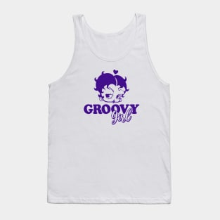 BETTY BOOP - Groovy girl tie dye Tank Top